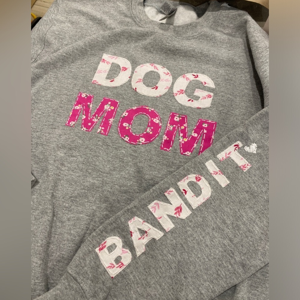 Dog mom crewneck shirt CUSTOM handmade